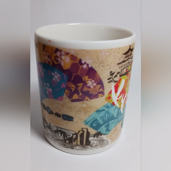 Starbucks Kyoto Mug Coffee Cup 2009 Artsy Design Series Japan City Geisha Temple - Picture 4 of 7
